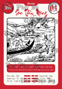 Quẻ Phục Hy Kinh Dịch Số 4 - Quẻ Sơn Thủy Mông