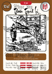 Quẻ Phục Hy Số 10 Thiên Trạch Lý