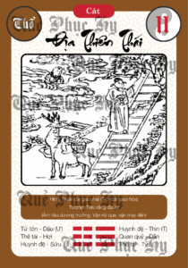 Quẻ Phục Hy Số 11 Địa Thiên Thái