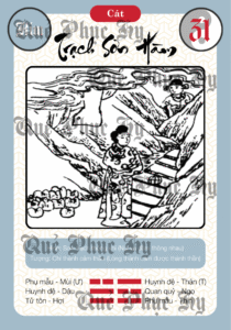 Quẻ Phục Hy Số 31 Trạch Sơn Hàm