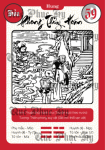 Quẻ Phục Hy Số 59 Phong Thủy Hoán